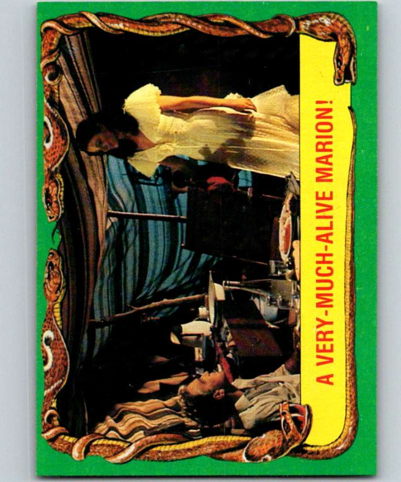 1981 Topps Raiders Of The Lost Ark #49 A Very-Much-Alive Marion! Image 1