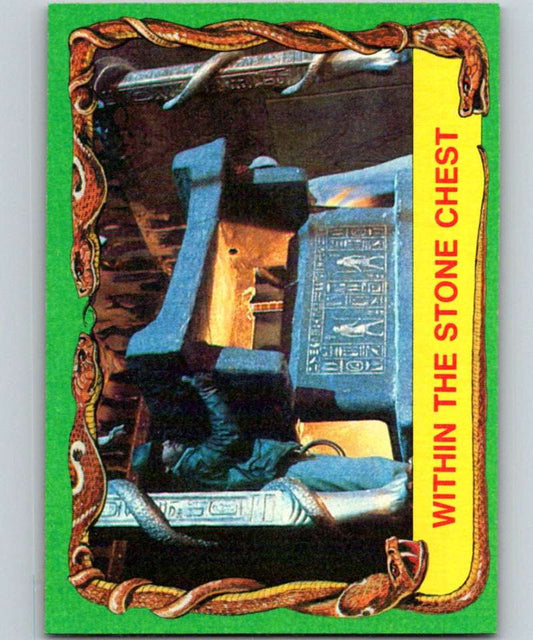 1981 Topps Raiders Of The Lost Ark #52 Within The Stone Chest Image 1