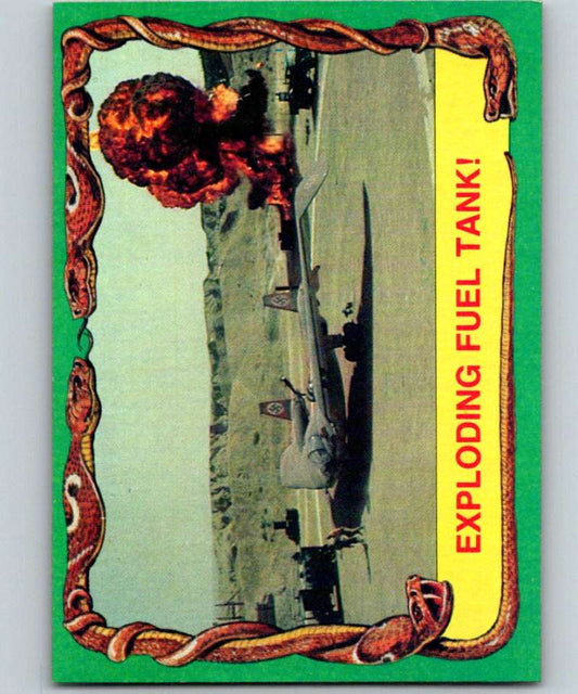 1981 Topps Raiders Of The Lost Ark #66 Exploding Fuel Tank Image 1