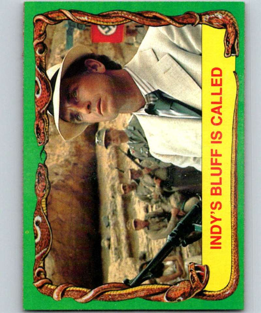 1981 Topps Raiders Of The Lost Ark #79 Indy's Bluff Is Called Image 1