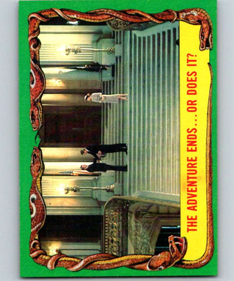 1981 Topps Raiders Of The Lost Ark #86 The Adventure Ends...Or Does It? Image 1