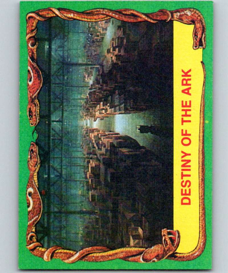 1981 Topps Raiders Of The Lost Ark #87 Destiny Of The Ark Image 1