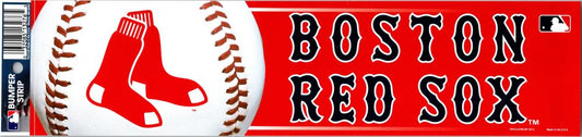 Boston Red Sox 3" x 12" Bumper Strip MLB Baseball Sticker Decal