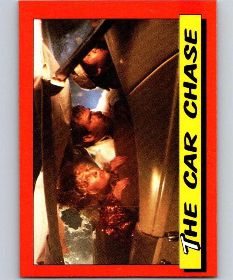 1984 Topps Indiana Jones and the Temple of Doom #7 The Car Chase