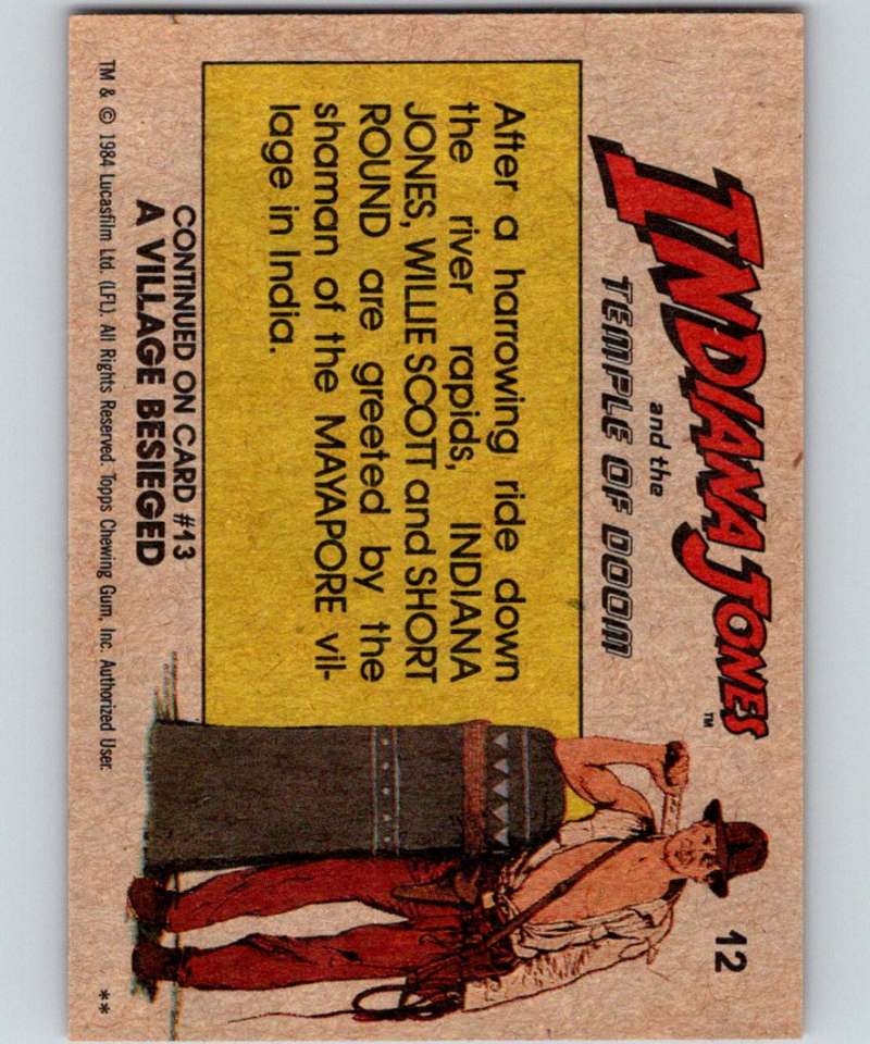 1984 Topps Indiana Jones and the Temple of Doom #12 Shaman of Mayapore