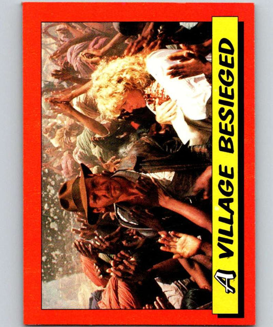 1984 Topps Indiana Jones and the Temple of Doom #13 A Village Besieged