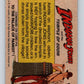 1984 Topps Indiana Jones and the Temple of Doom #15 The Quest Begins