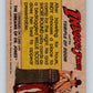 1984 Topps Indiana Jones and the Temple of Doom #18 Making Camp Image 2