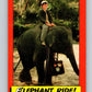 1984 Topps Indiana Jones and the Temple of Doom #20 Elephant Ride!