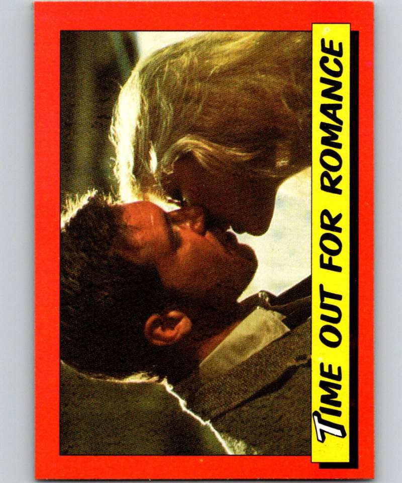 1984 Topps Indiana Jones and the Temple of Doom #28 Time Out for Romance Image 1
