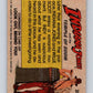 1984 Topps Indiana Jones and the Temple of Doom #28 Time Out for Romance Image 2