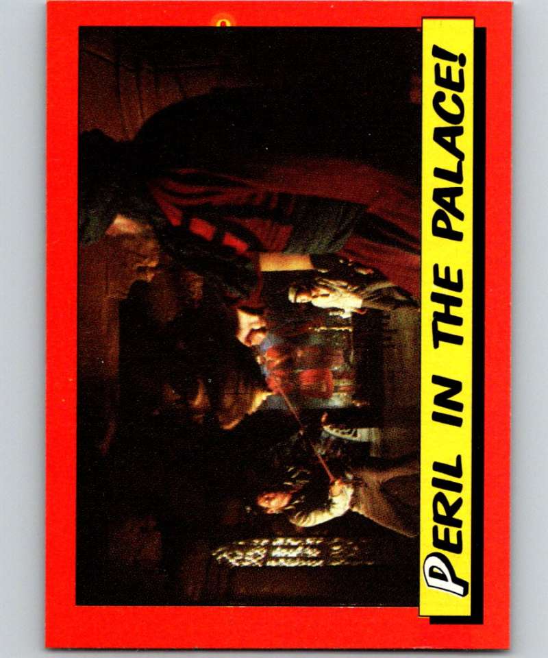 1984 Topps Indiana Jones and the Temple of Doom #30 Peril in the Palace! Image 1