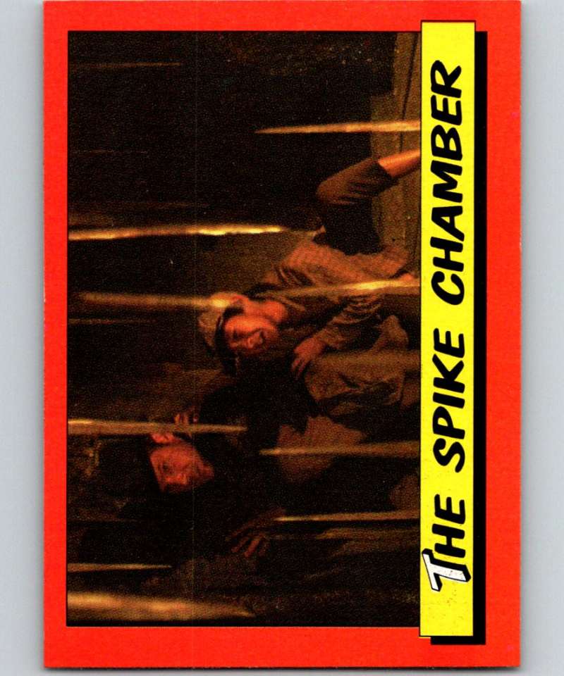 1984 Topps Indiana Jones and the Temple of Doom #35 The Spike Chamber Image 1