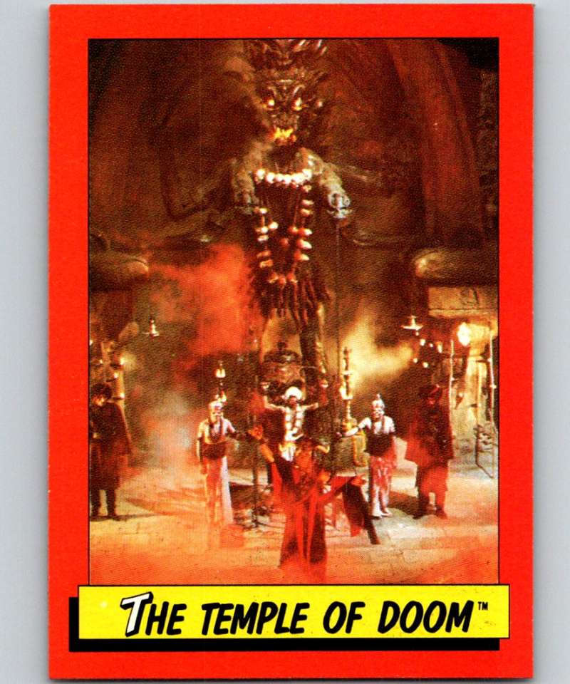 1984 Topps Indiana Jones and the Temple of Doom #37 The Temple of Doom Image 1