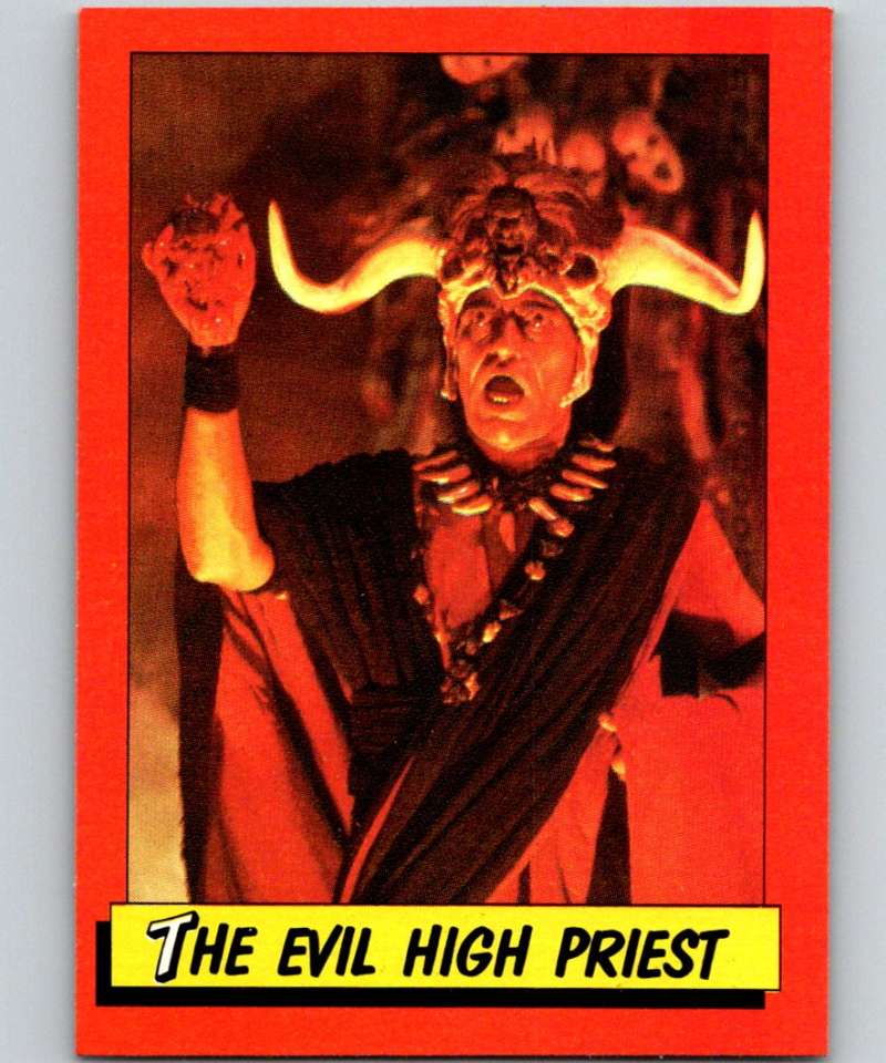 1984 Topps Indiana Jones and the Temple of Doom #39 The Evil High Priest Image 1