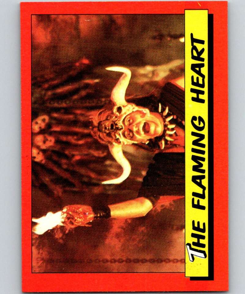 1984 Topps Indiana Jones and the Temple of Doom #40 The Flaming Heart Image 1
