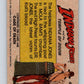 1984 Topps Indiana Jones and the Temple of Doom #44 Tortured! Image 2