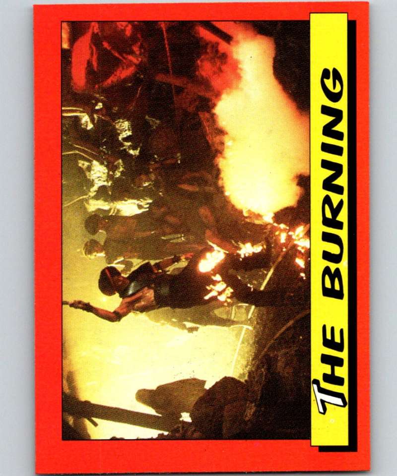 1984 Topps Indiana Jones and the Temple of Doom #47 The Burning Image 1