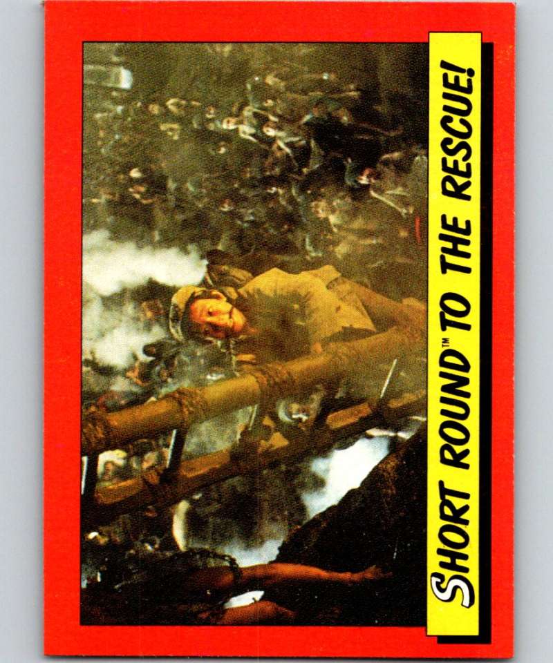 1984 Topps Indiana Jones and the Temple of Doom #48 Short Round to the Rescue! Image 1