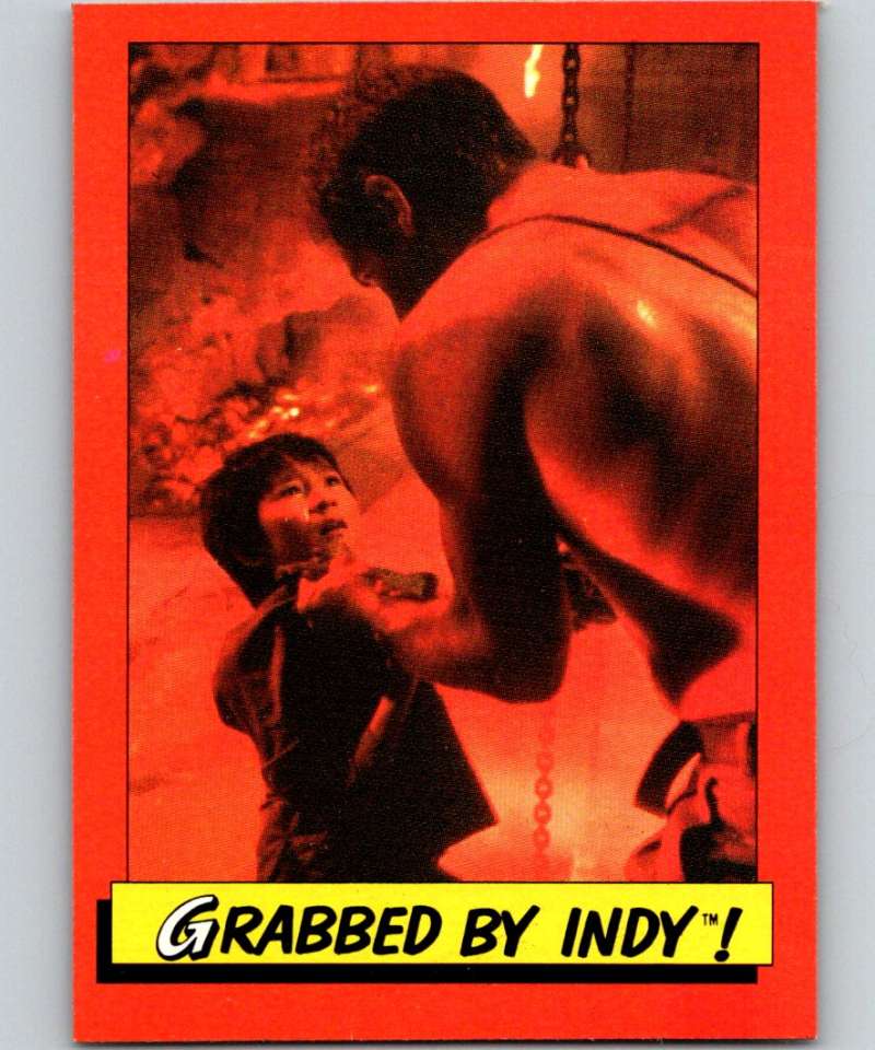 1984 Topps Indiana Jones and the Temple of Doom #50 Grabbed by Indy! Image 1