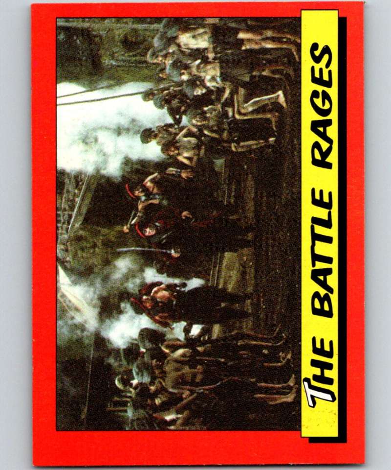 1984 Topps Indiana Jones and the Temple of Doom #55 The Battle Rages Image 1
