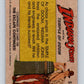1984 Topps Indiana Jones and the Temple of Doom #57 Freeing the Children Image 2