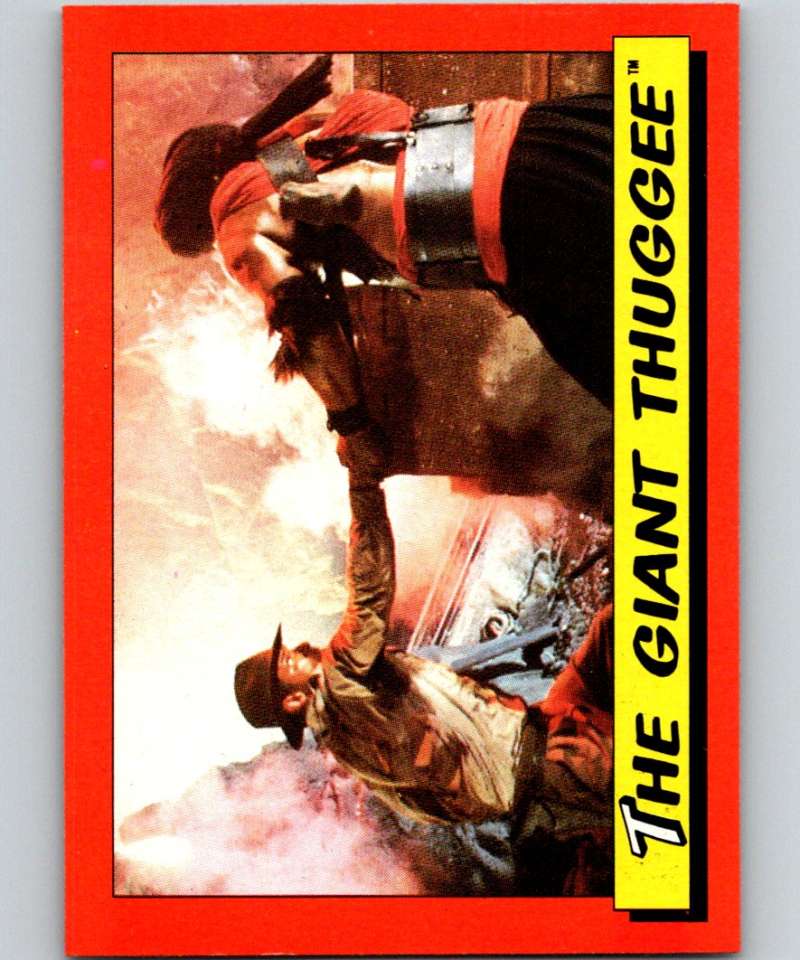 1984 Topps Indiana Jones and the Temple of Doom #59 The Giant Thuggee Image 1
