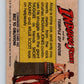 1984 Topps Indiana Jones and the Temple of Doom #61 Indy's Fight for Life! Image 2
