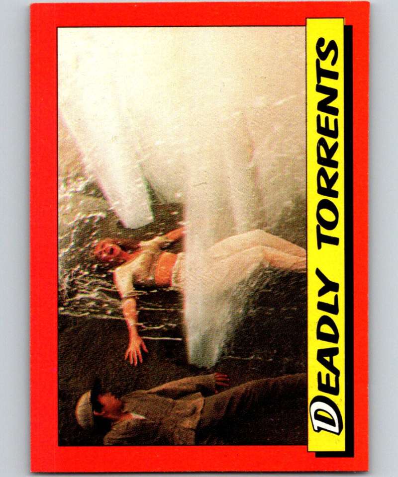 1984 Topps Indiana Jones and the Temple of Doom #71 Deadly Torrents Image 1