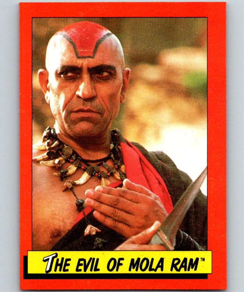 1984 Topps Indiana Jones and the Temple of Doom #74 The Evil of Mola Ram
