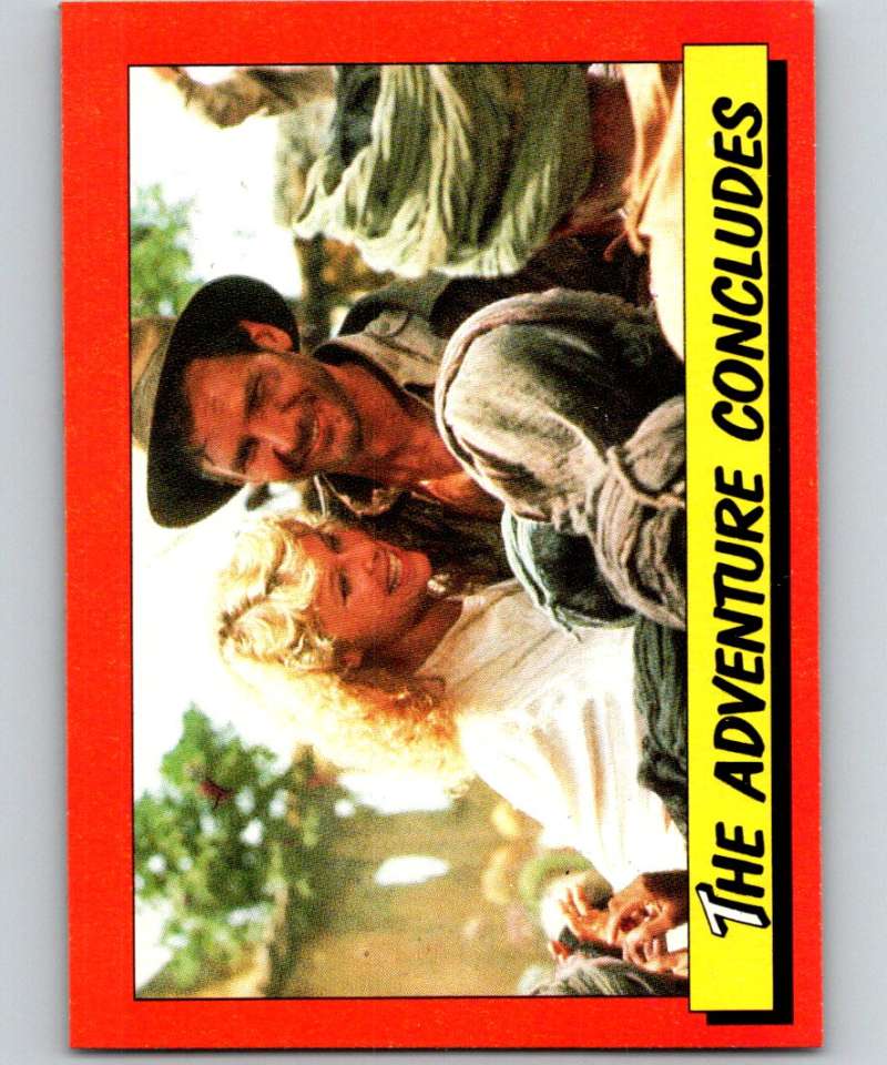 1984 Topps Indiana Jones and the Temple of Doom #87 The Adventure Concludes