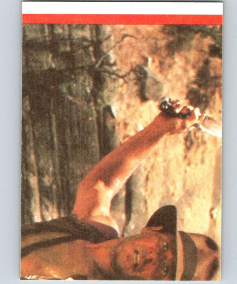 1984 Topps Indiana Jones and the Temple of Doom Stickers #2 How Much/Lao Che?
