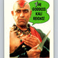 1984 Topps Indiana Jones and the Temple of Doom Stickers #3 The Goddess Kali reigns! Mola Ram