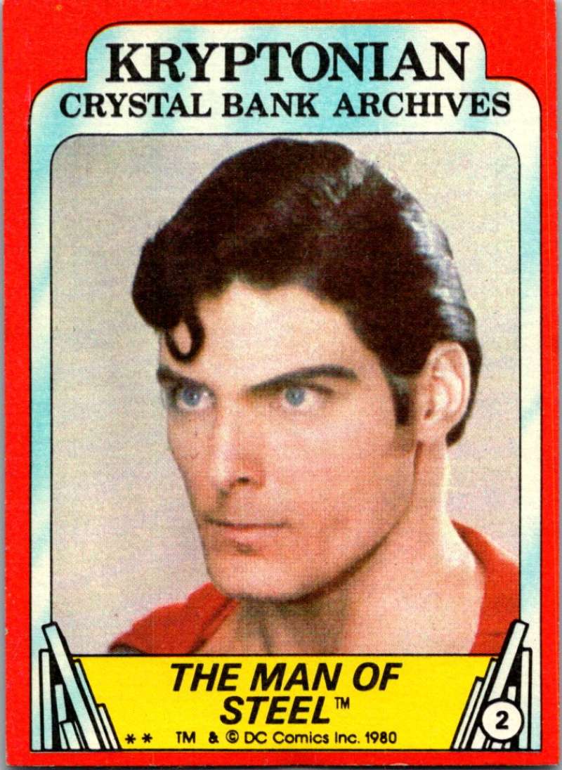 1980 Topps Superman II #2 The Man of Steel