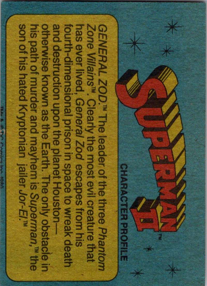 1980 Topps Superman II #7 Beautiful But Deadly Ursa