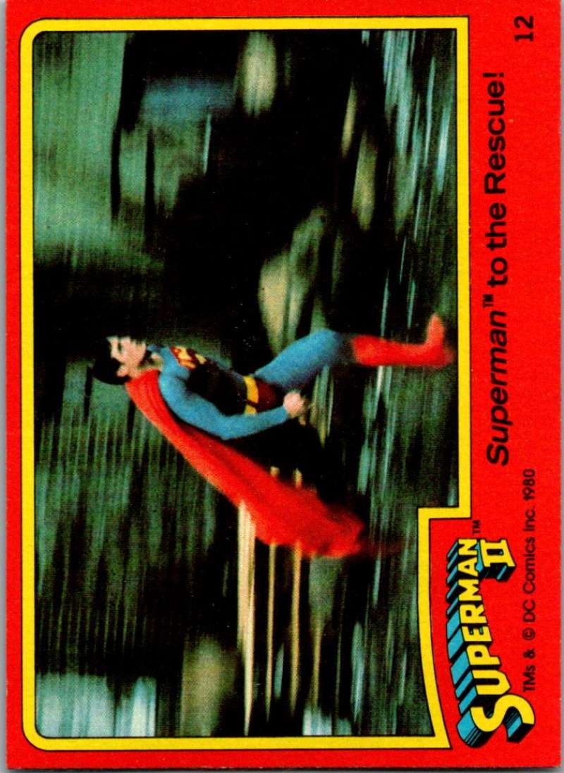 1980 Topps Superman II #12 Superman to the Rescue! Image 1
