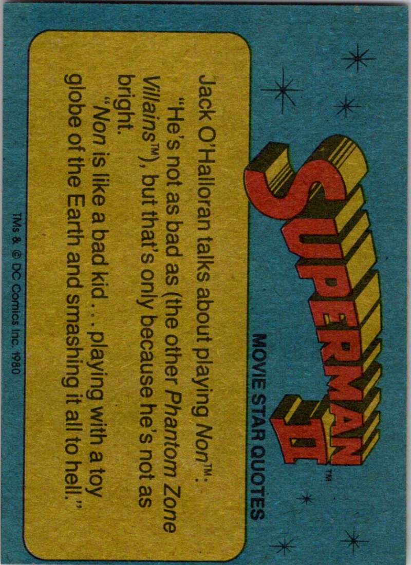 1980 Topps Superman II #15 Phantom Zone Villains -- Released!