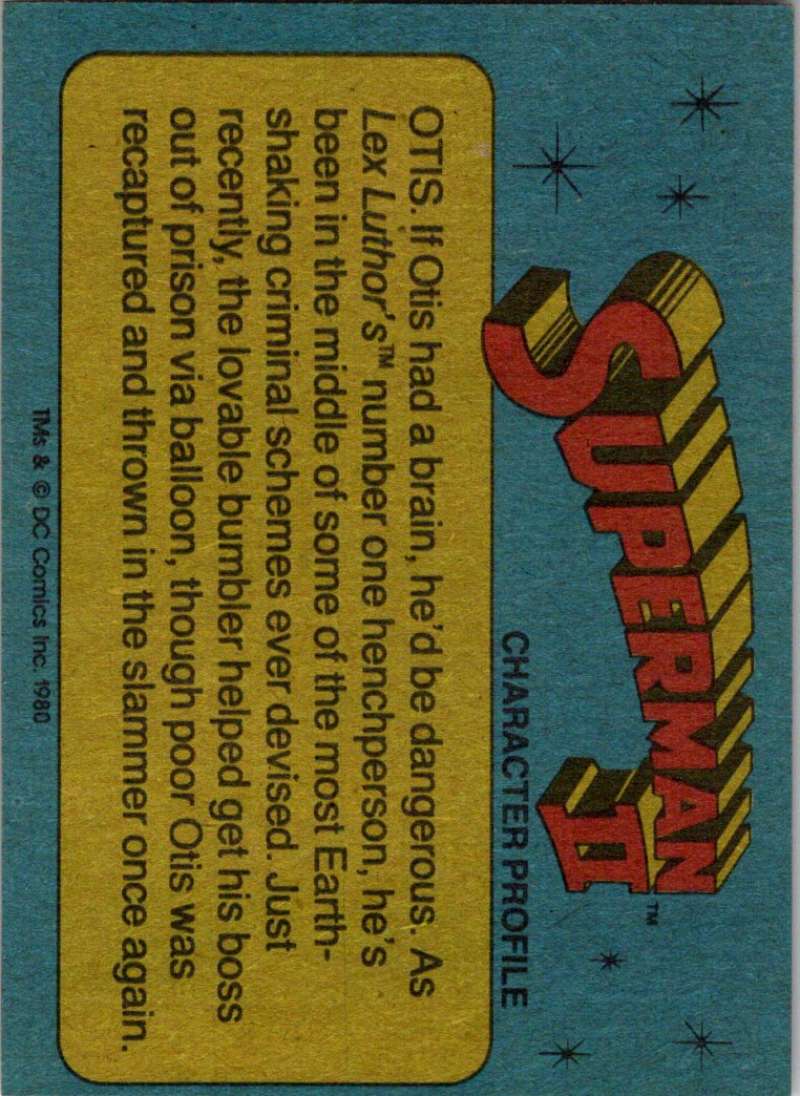 1980 Topps Superman II #18 Terror on the Moon Image 2