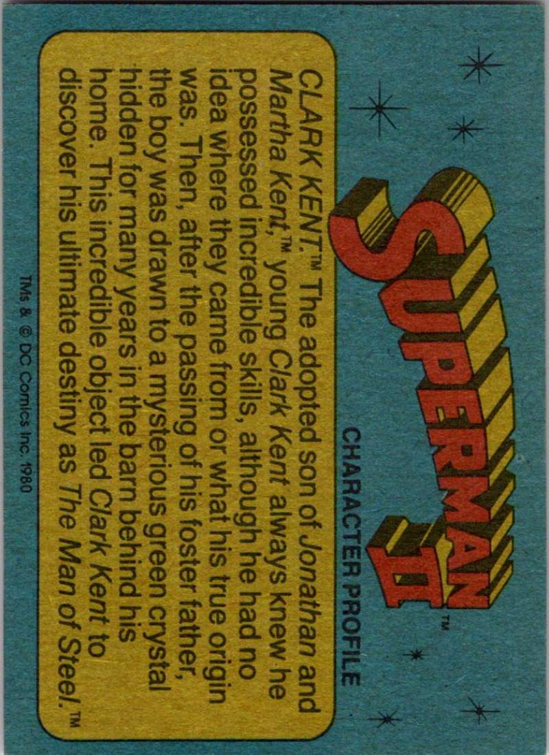 1980 Topps Superman II #19 Hulking Villain from Krypton Image 2