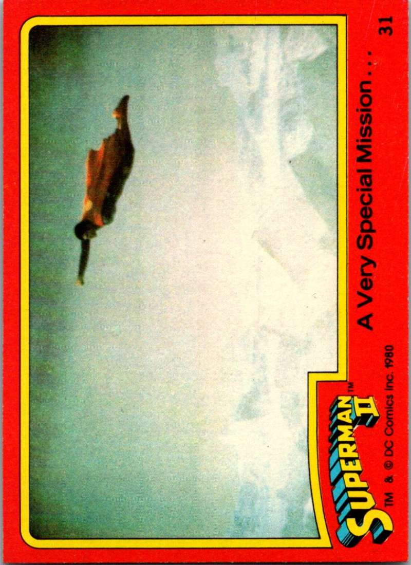 1980 Topps Superman II #24 Saved from Certain Death! Image 1