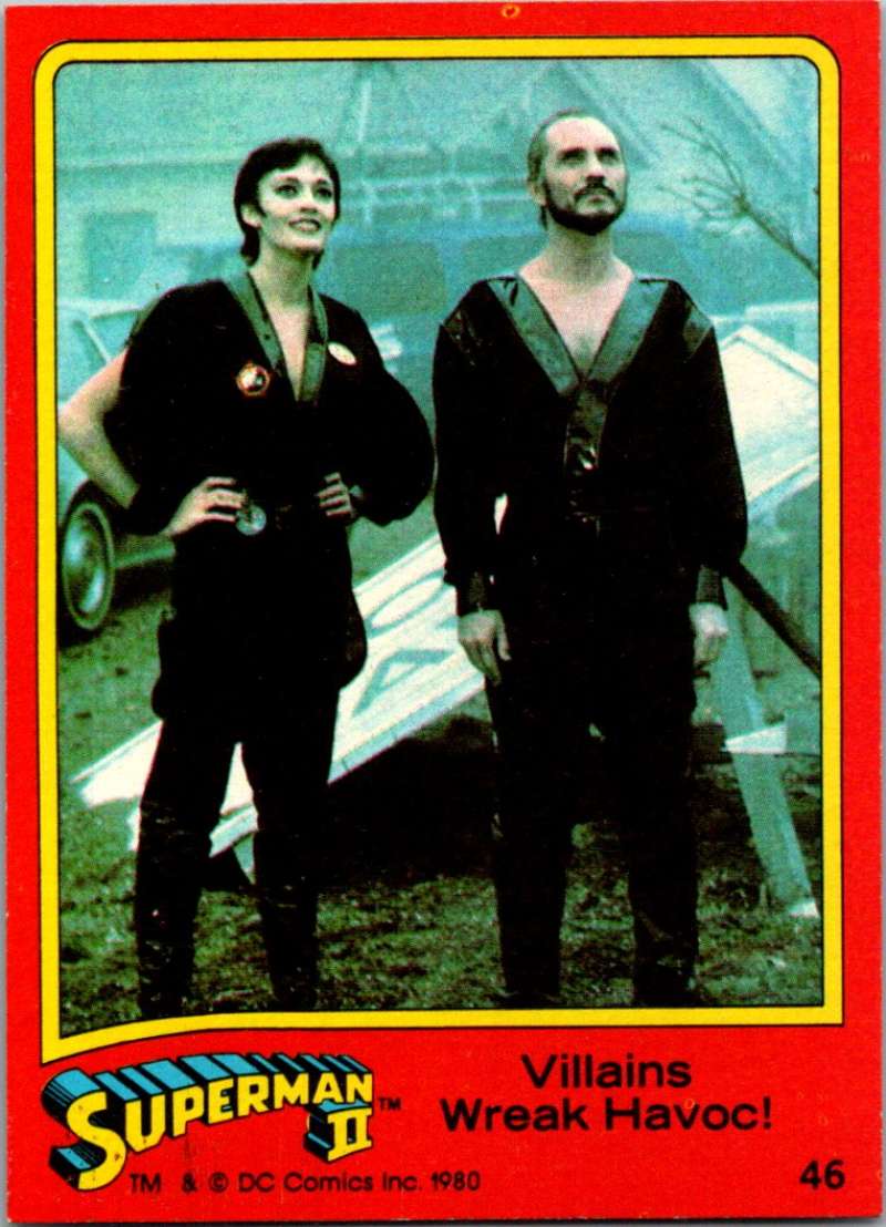 1980 Topps Superman II #46 Villains Wreak Havoc! Image 1