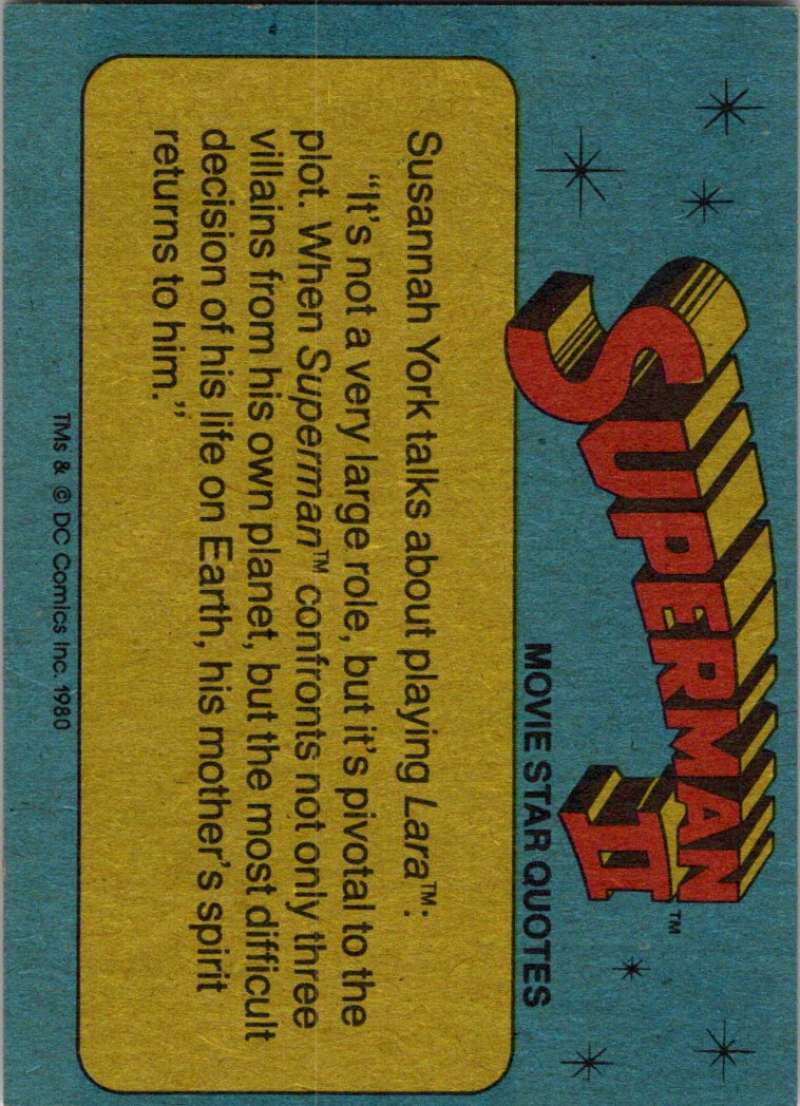 1980 Topps Superman II #72 A Fight to the Finish! Image 2