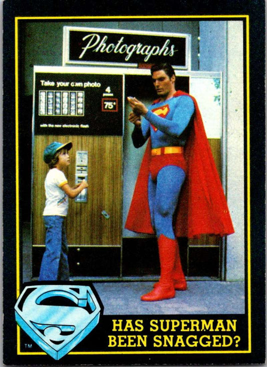 1983 Topps Superman III #3 Has Superman Been Snagged? Image 1