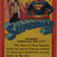 1983 Topps Superman III #4 Soaring through the City! Image 2