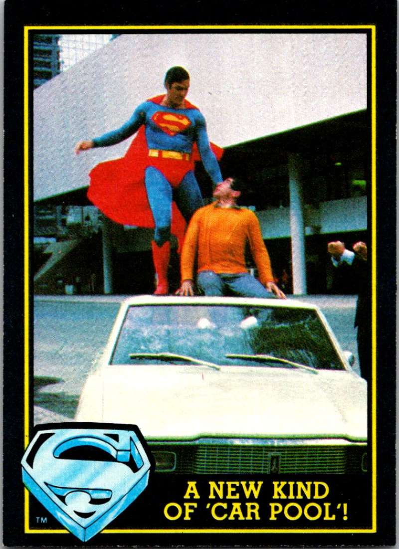 1983 Topps Superman III #6 A New Kind of 'Car Pool'! Image 1