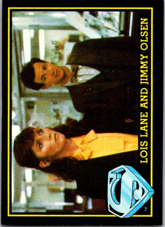 1983 Topps Superman III #12 Lois Lane and Jimmy Olson Image 1