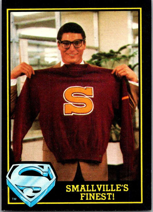 1983 Topps Superman III #13 Smallville's Finest Image 1
