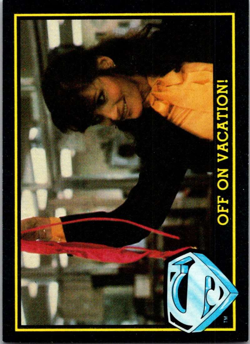 1983 Topps Superman III #14 Off on Vacation! Image 1