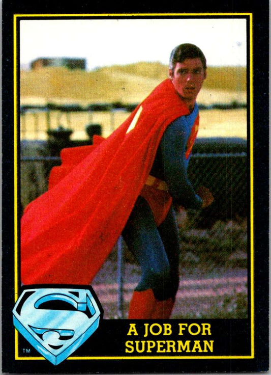 1983 Topps Superman III #17 A Job for Superman