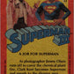 1983 Topps Superman III #17 A Job for Superman